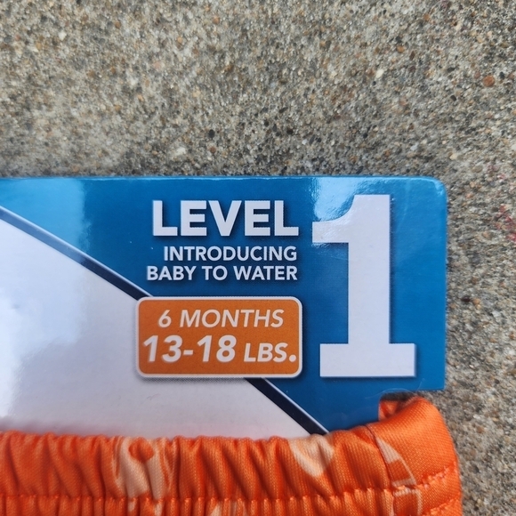 Swim School Swim Diaper Reusable Boy Orange Frog Graphic Size 6 Months 13-18lbs - Picture 7 of 8